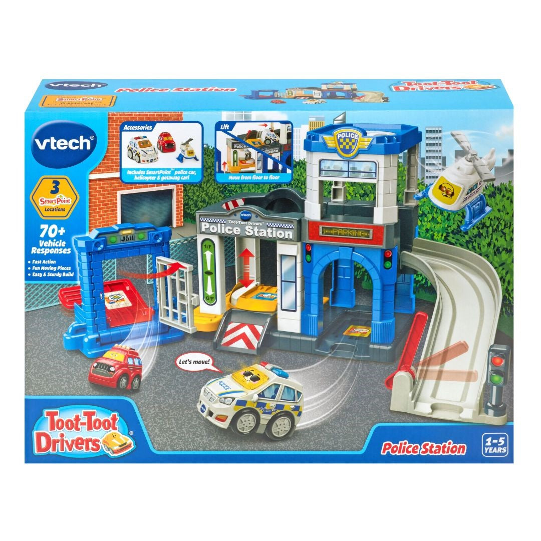 Vtech Toot-Toot Drivers Police Station Playset